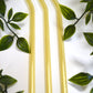 Yellow Reusable Glass Straw (1 straw)
