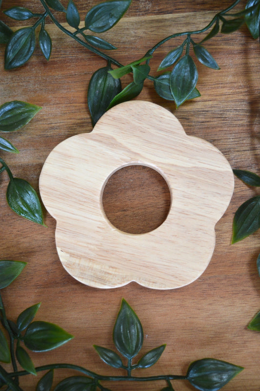 Flower Wooden Coaster