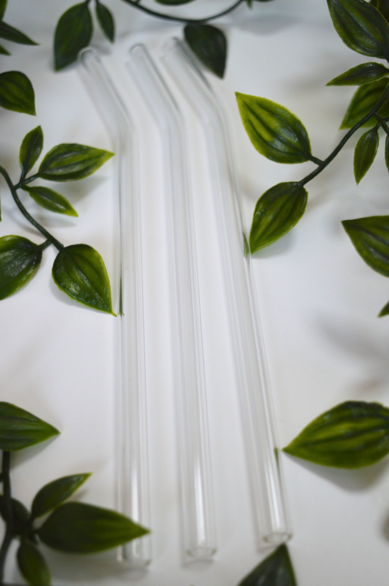 Clear Reusable Glass Straw (1 straw)