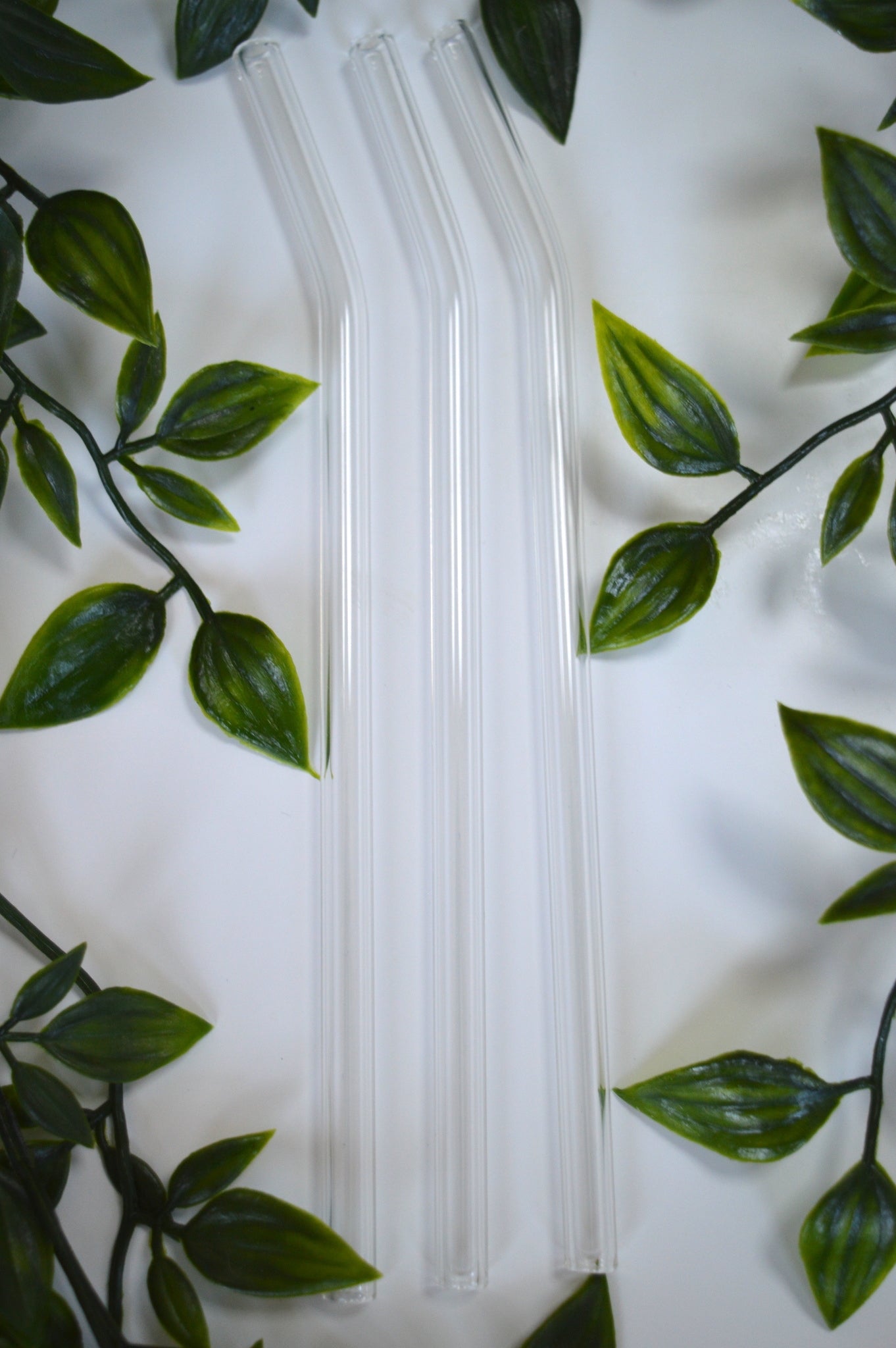 Clear Reusable Glass Straw (1 straw)