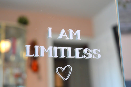 I Am Limitless Mirror Decal