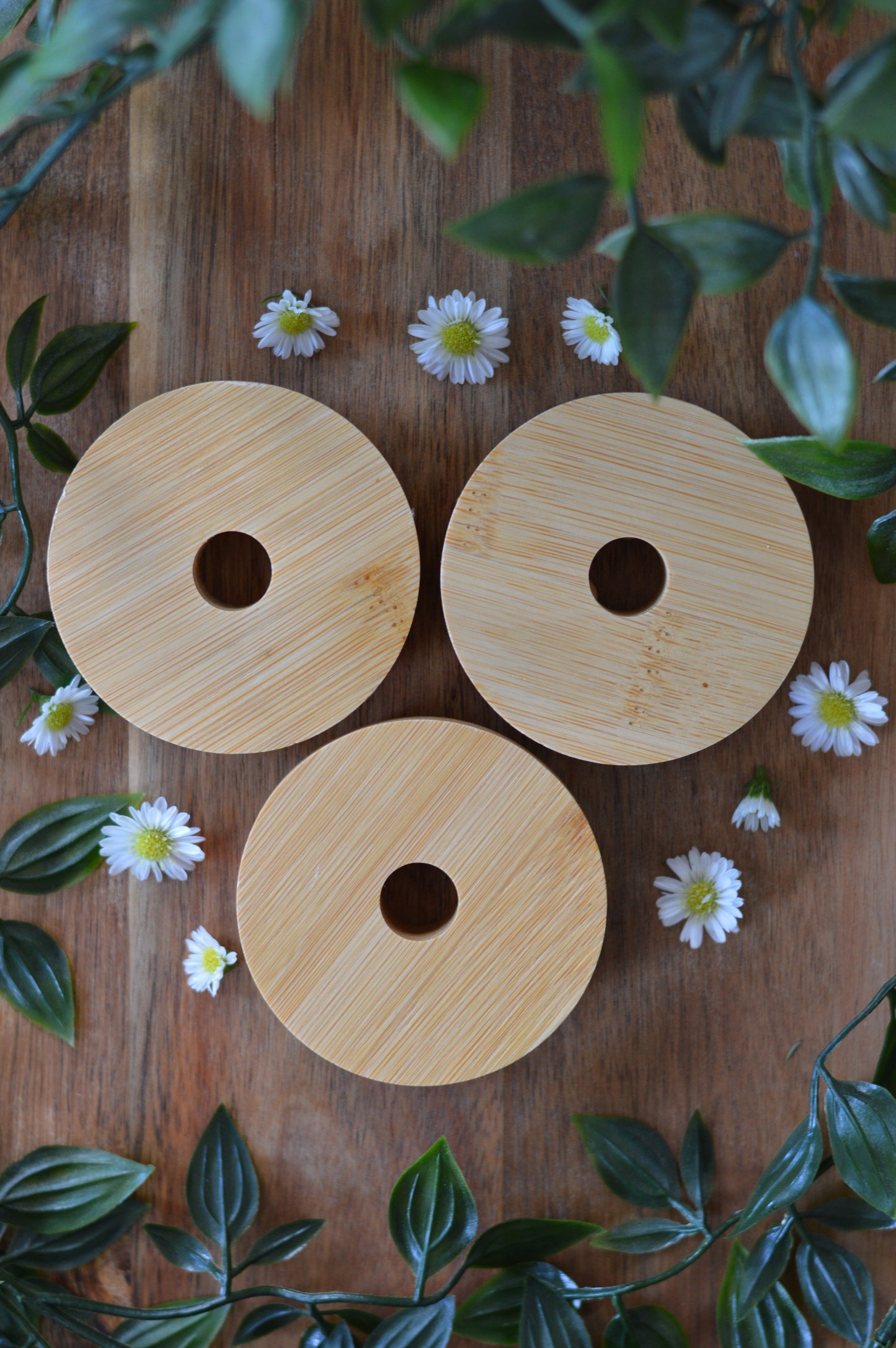 Bamboo Lid for 16oz Glass Cup