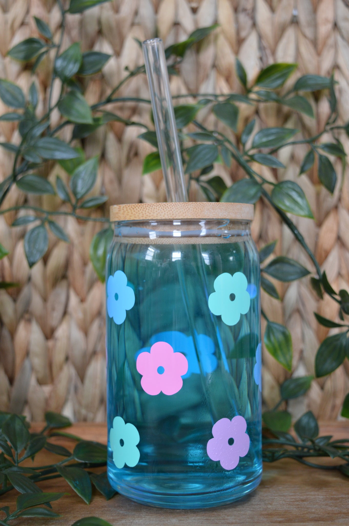 Multicolored Daisy Cup