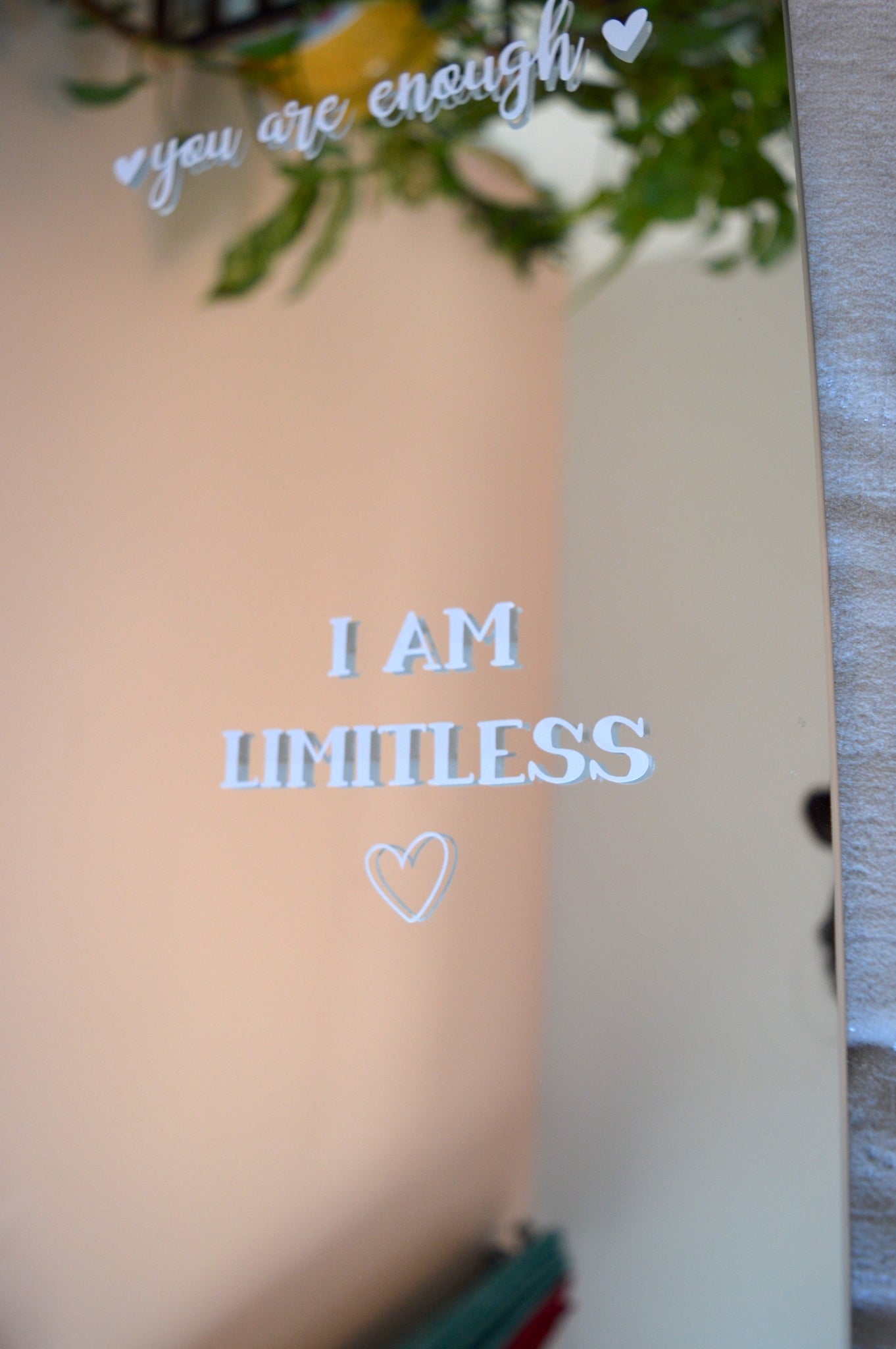 I Am Limitless Mirror Decal
