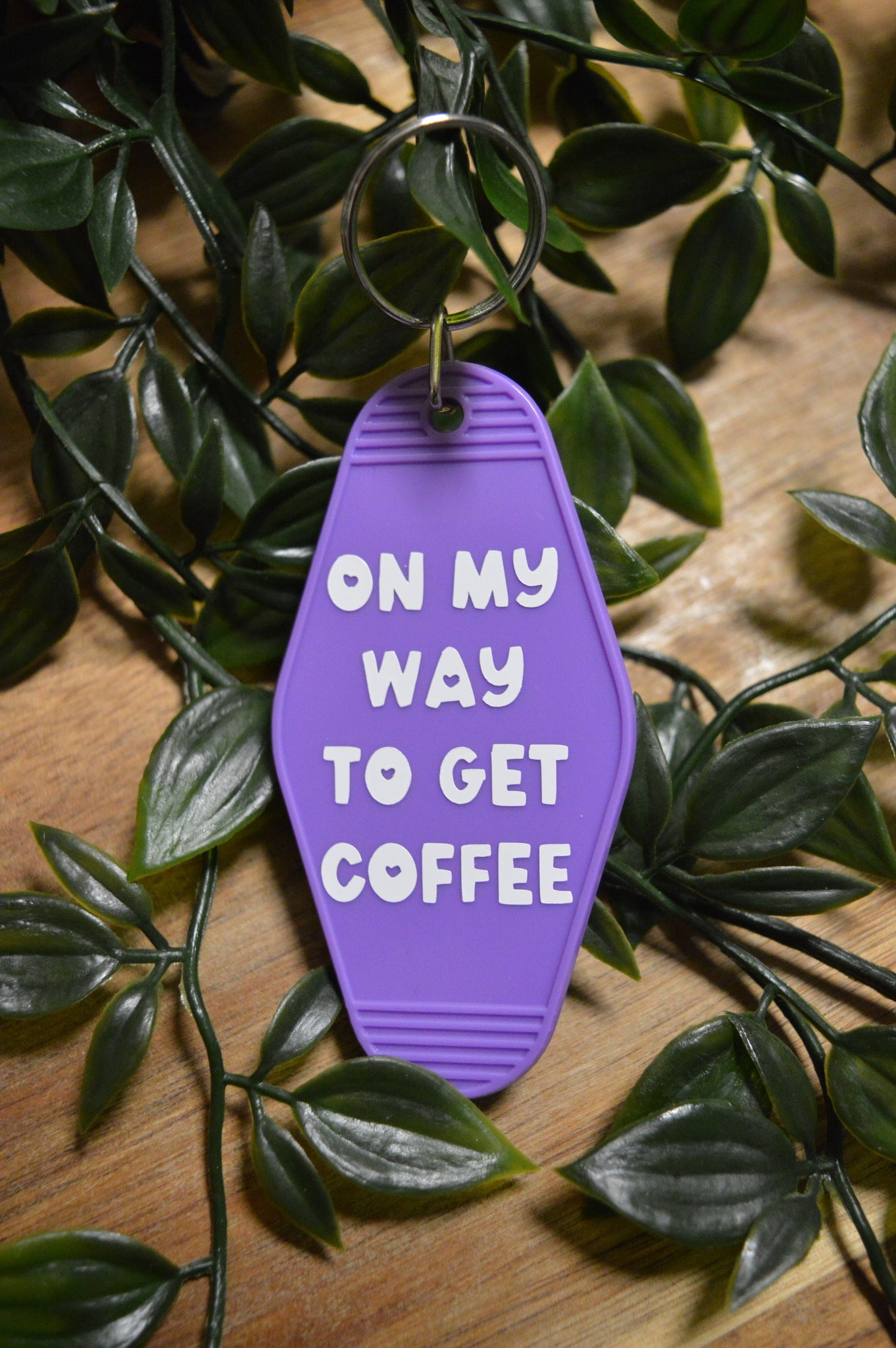 On My Way To Get Coffee Keychain