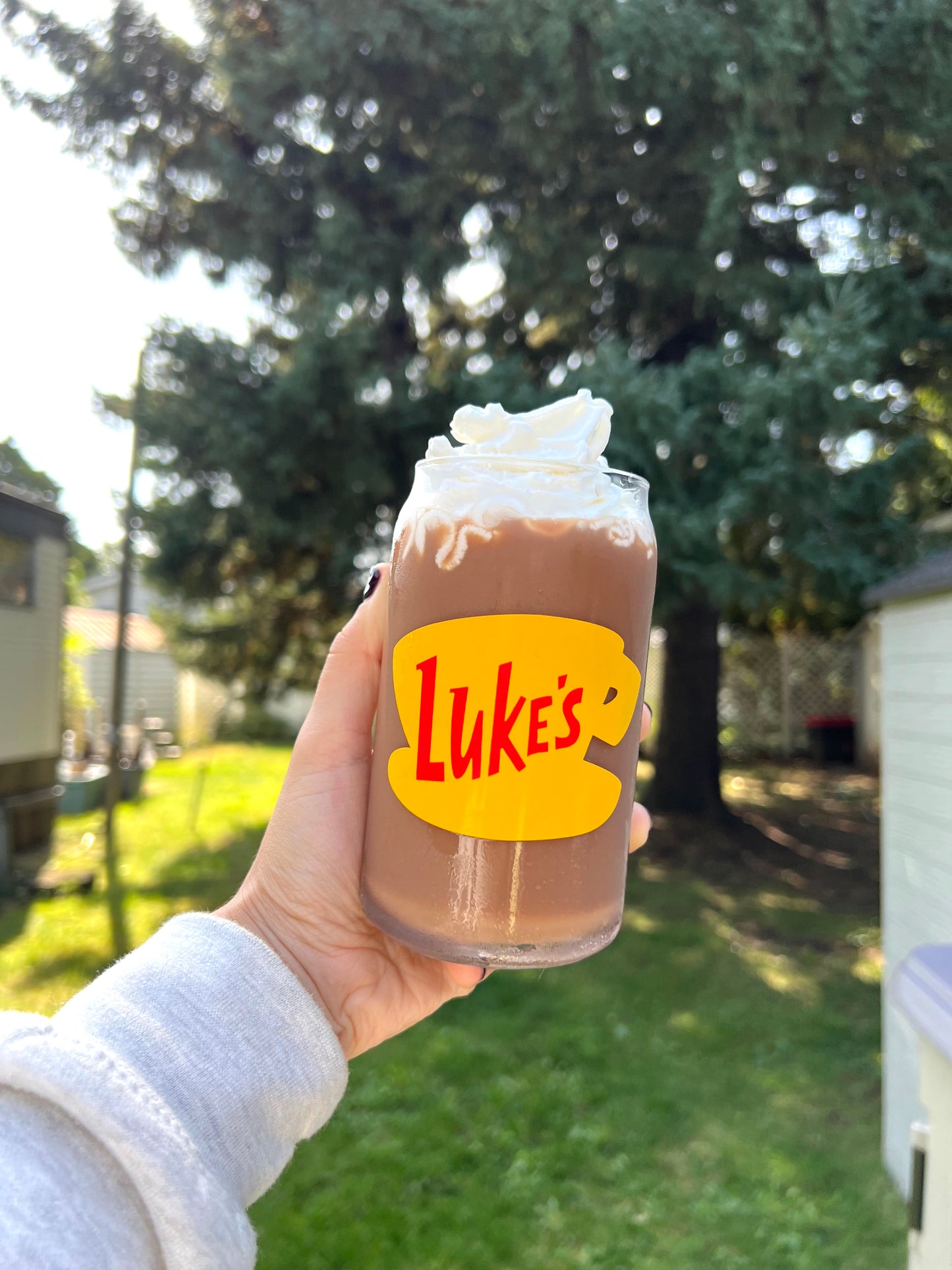 Luke's Diner Glass Cup 16 oz