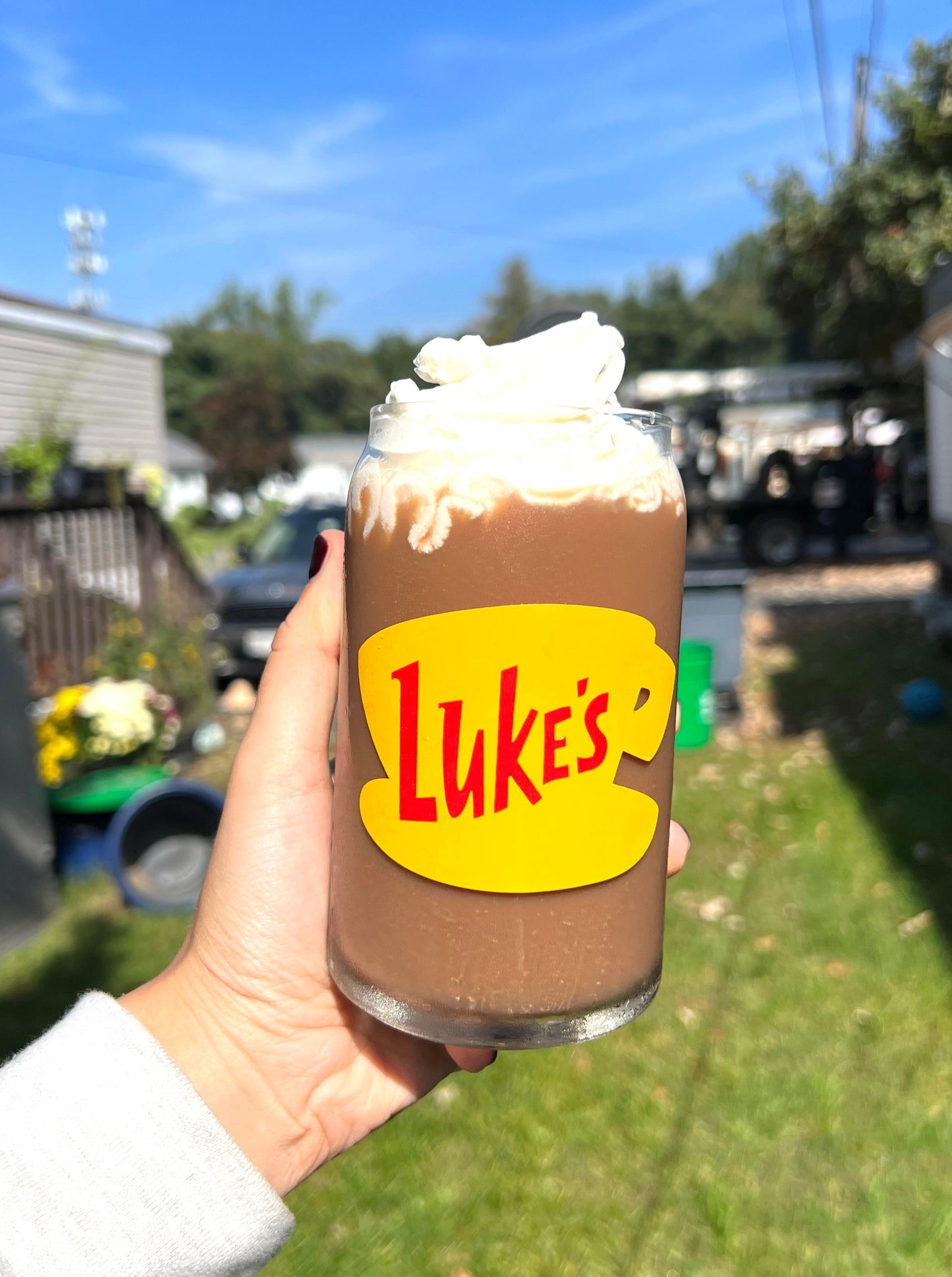 Luke's Diner Glass Cup 16 oz