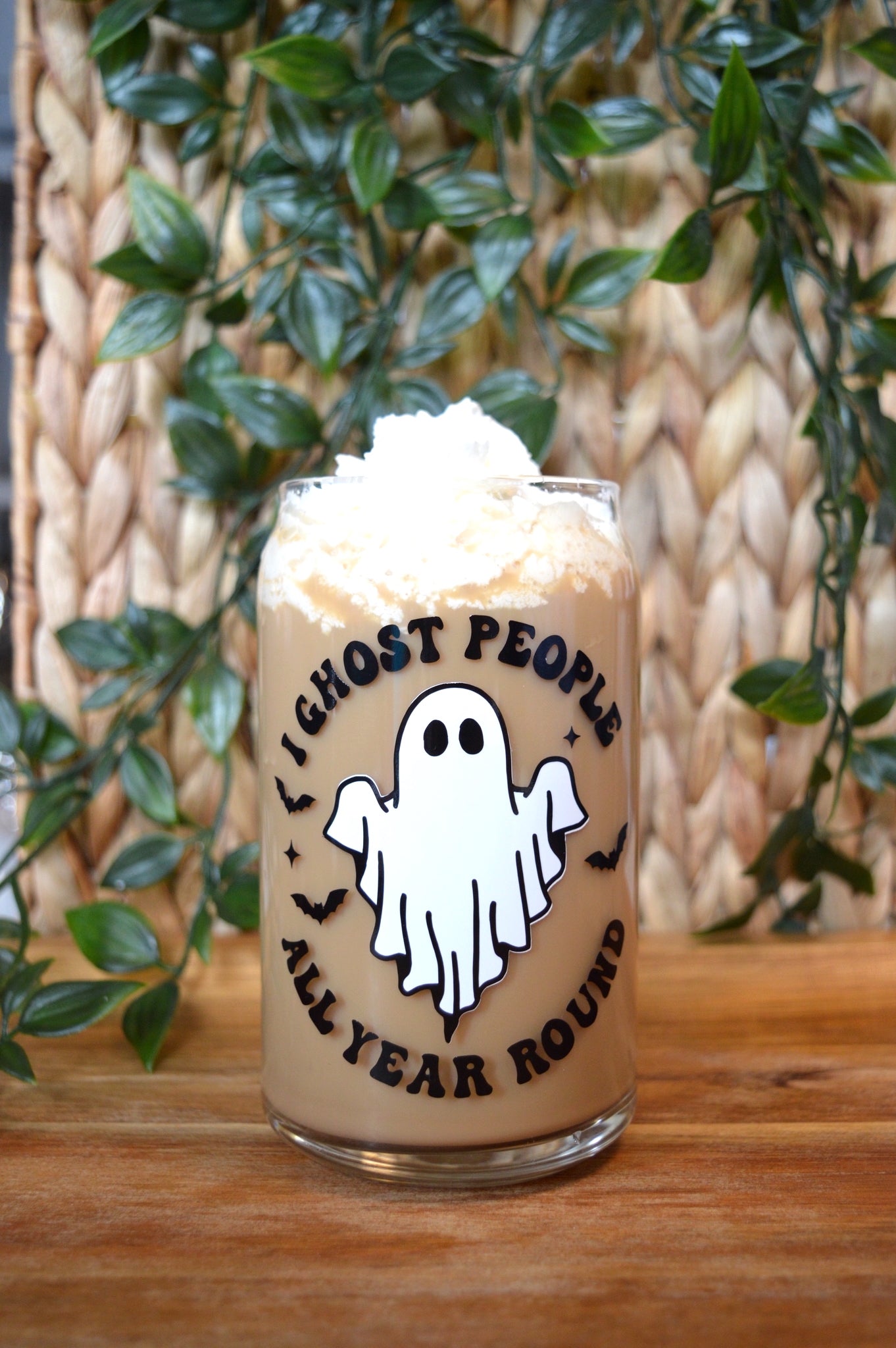 Cute Ghost 16 oz Glass Cup – DailyCuteShop