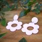 Light Pink Flower Earrings