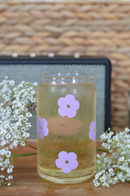 Flower Glass Cup